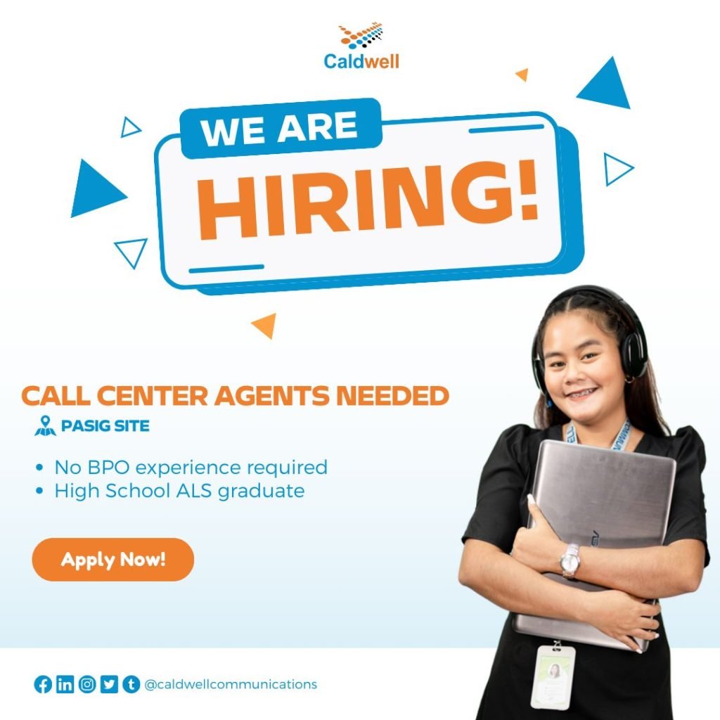 Call Center Agents - Pasig site